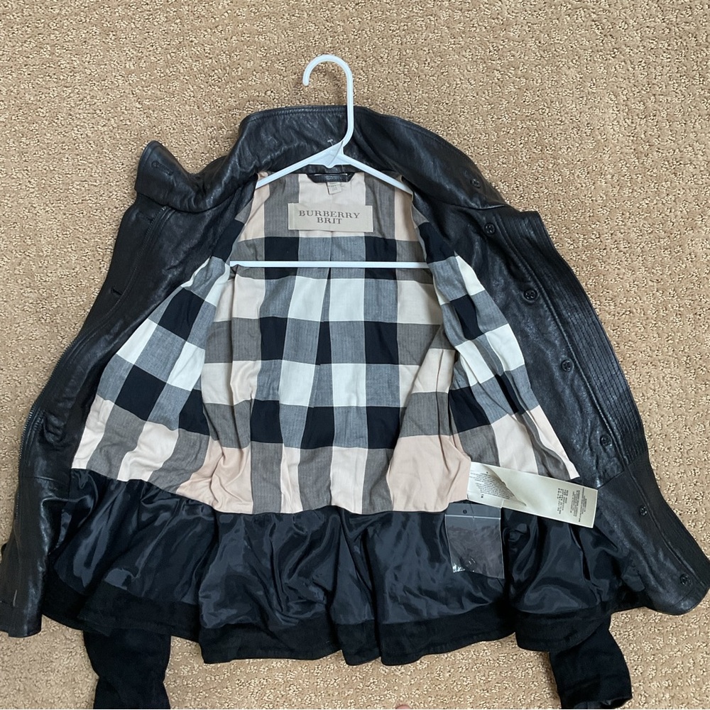 Burberry authentic suede jacket, barely worn